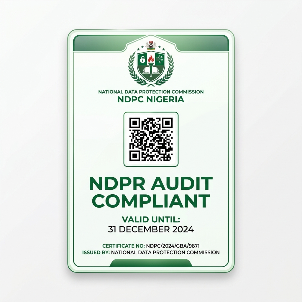 NDPC registration document