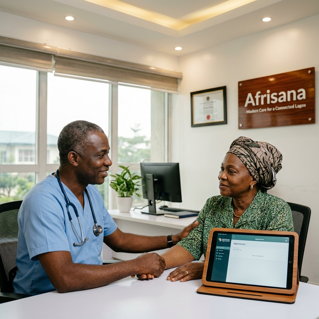 A PocketPill pharmacist caring for a patient